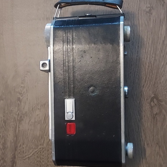 Rare vintage 1940s Universal Roamer II 620 film camera w leather case USA made - Picture 6 of 9